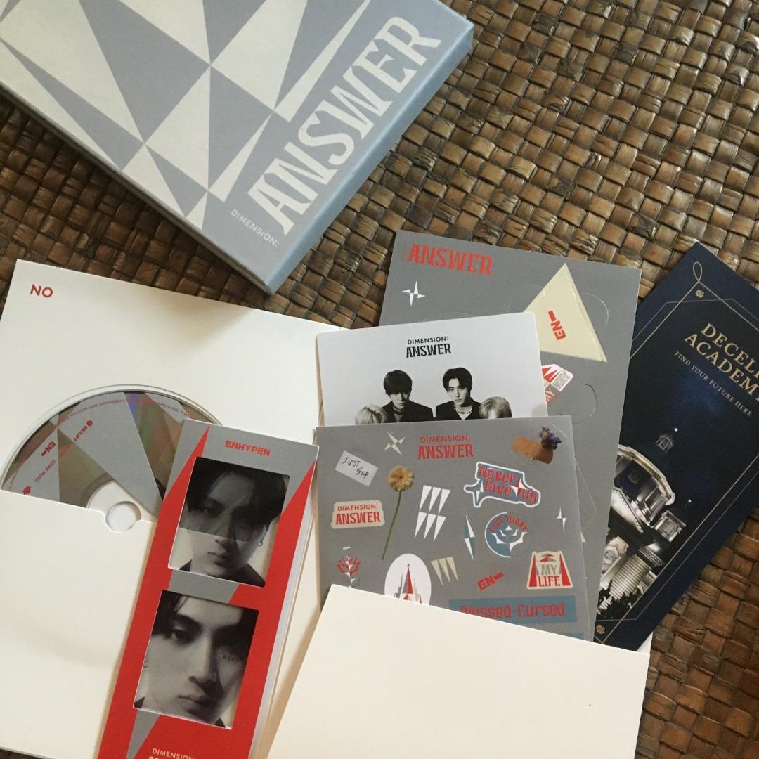 Enhypen Dimension: Answer (No version) unsealed album, Hobbies & Toys