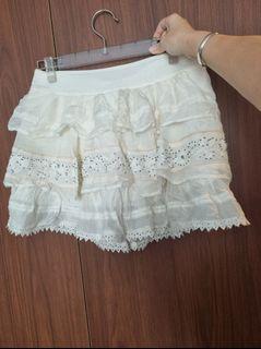 Essentiel Boho Lace Flirty Skirt