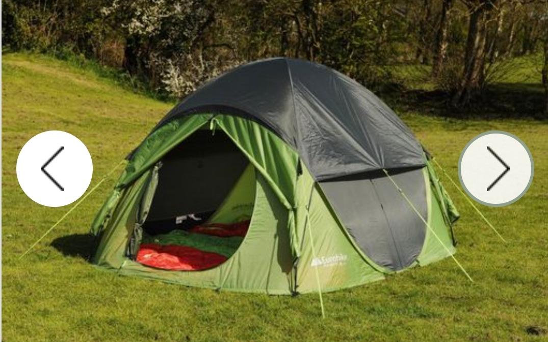 Eurohike pop 400 DS tent, Equipment, Hiking & Camping on Carousell