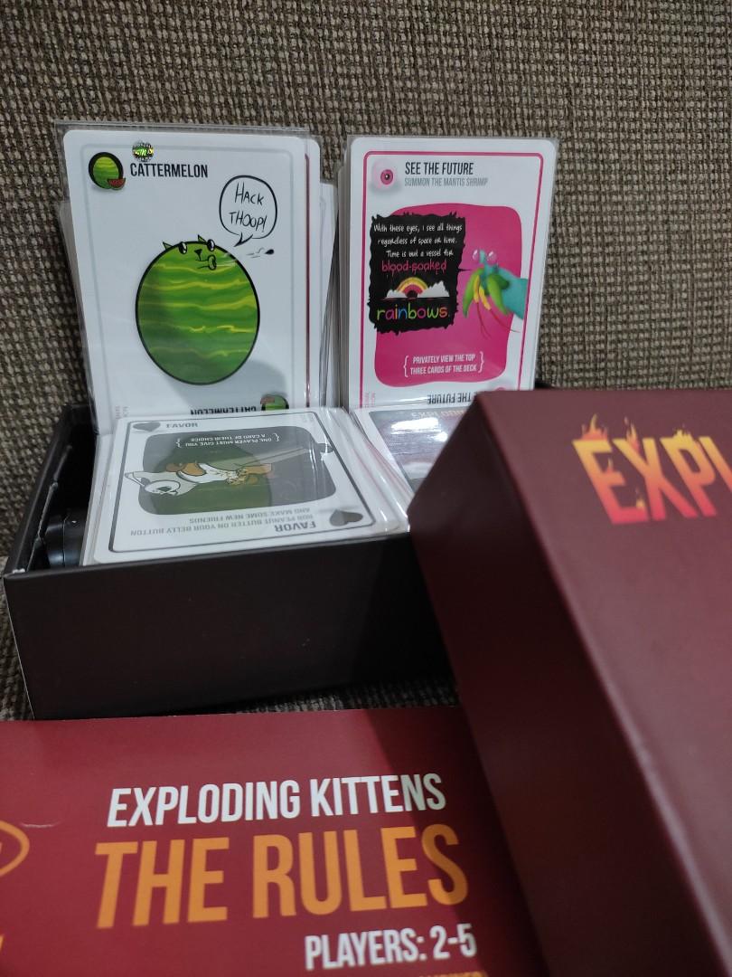 Exploding Kittens card game Original Edition, Hobbies & Toys, Toys ...