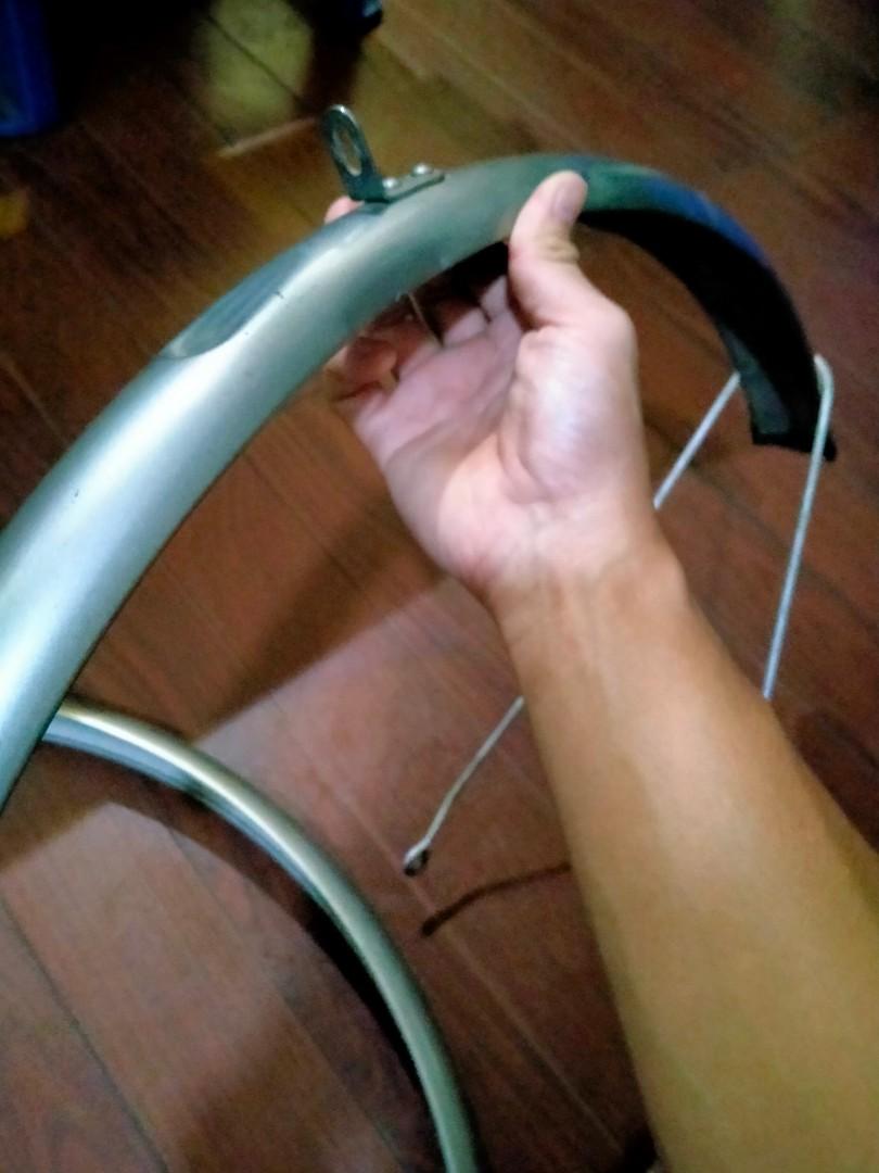 Fender - from Japanese bike (Category: Bicycles) located in Manila. Submitted by yourchaiboy (Listing ID 1187829434, Image 3). Description: Sold in pair. Items for pick up near st. Luke's QC. SHIPPING C/O Buyer.