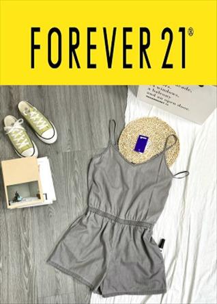 現貨💯🇹🇼出貨♥️【FOREVER21】現貨💓薄款設計感吊帶連身褲裝ღ時尚簡約顯瘦修身<現貨不用等>新品上市５折