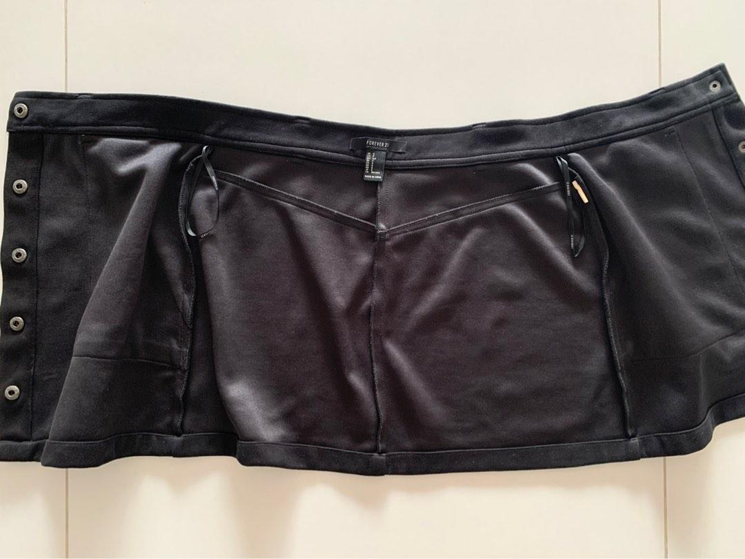 Forever 21 suede button mini skirt Women s Fashion Bottoms Skirts on Carousell