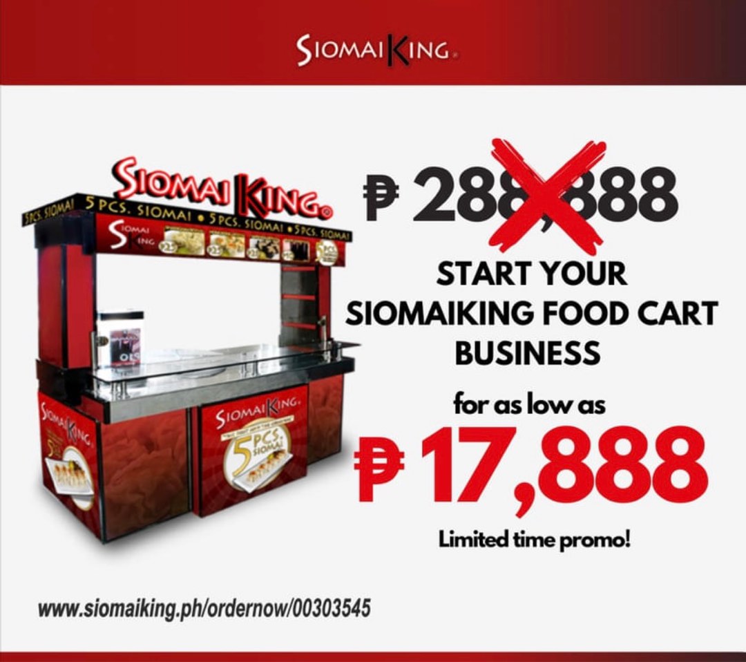 Franchise Siomai King Food Cart Food And Drinks Local Eats On Carousell