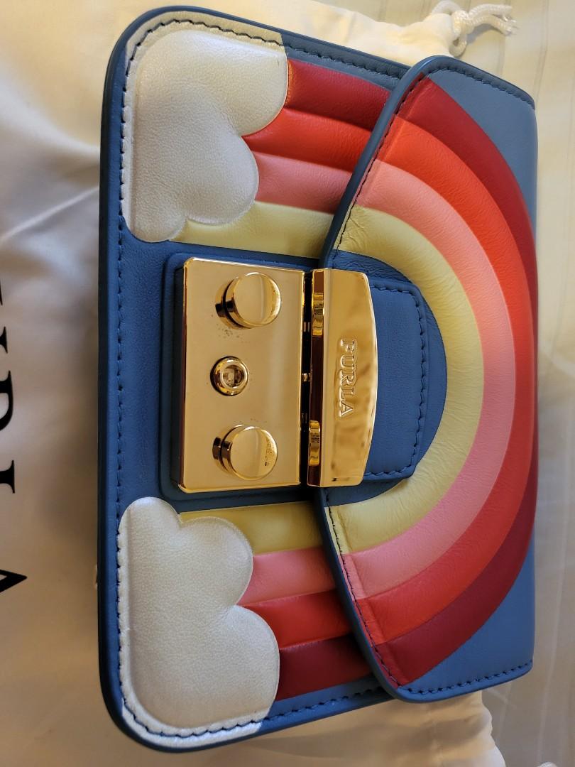 Furla rainbow metropolis crossbows bag
