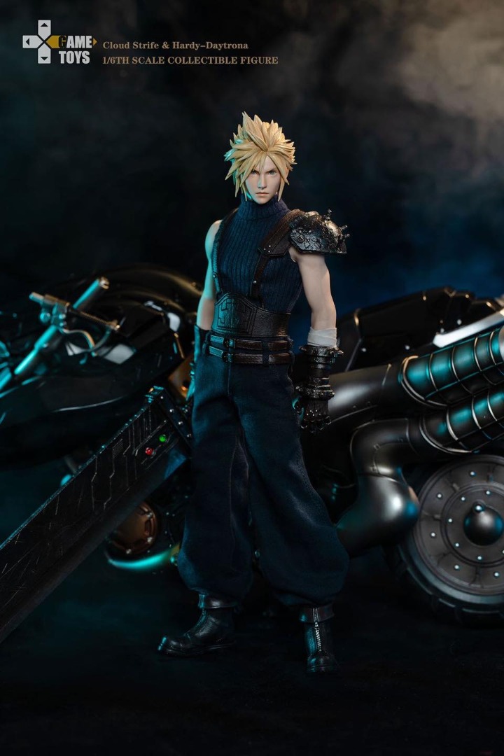 GameToys Final Fantasy GT004 Cloud Strife And Motorbike Hardy