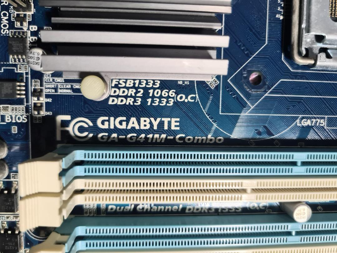 G41m combo gigabyte discount