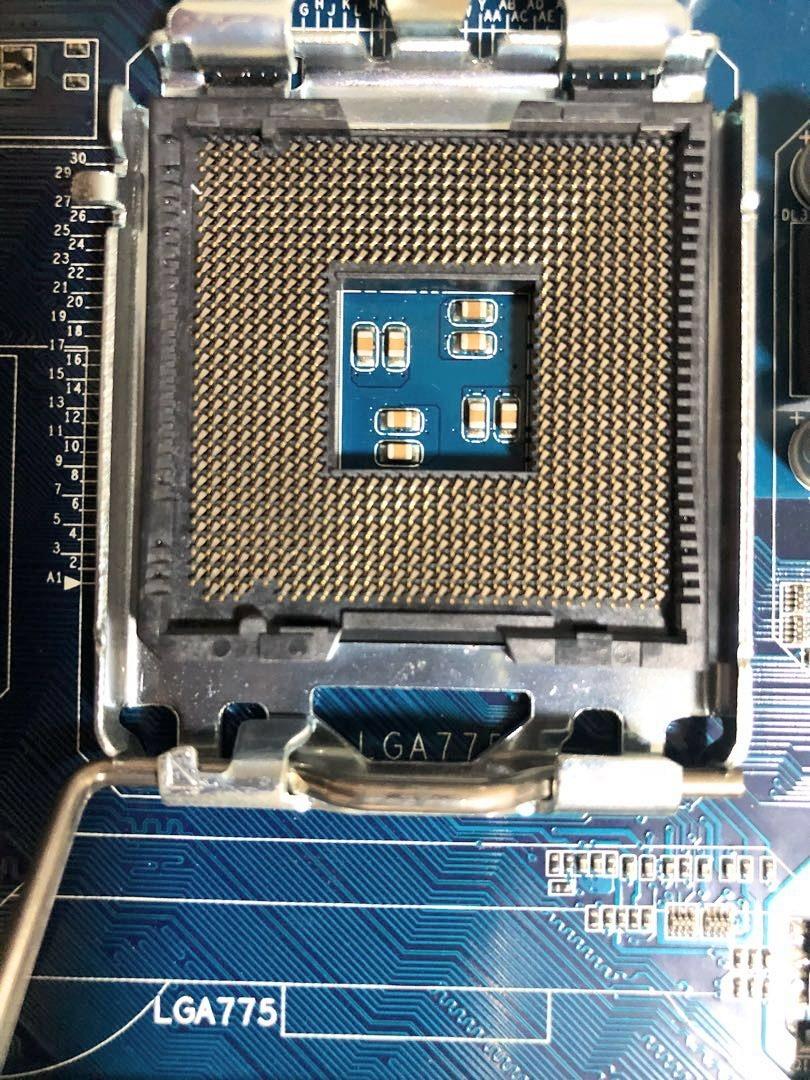 Gigabyte motherboard LGA 775, Micro ATX Form Factor