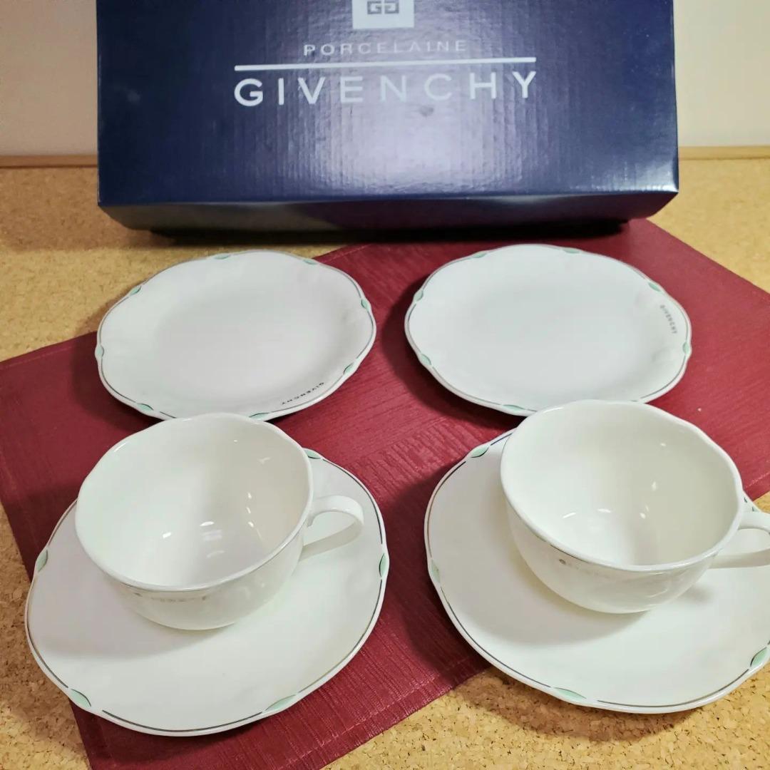 Givenchy cup and saucer with side plate, Furniture & Home Living