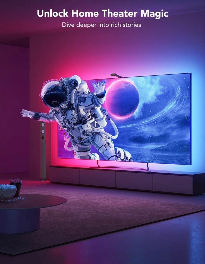 Govee Envisual TV Backlight T2 (local plug) with Dual Cameras, 11.8ft