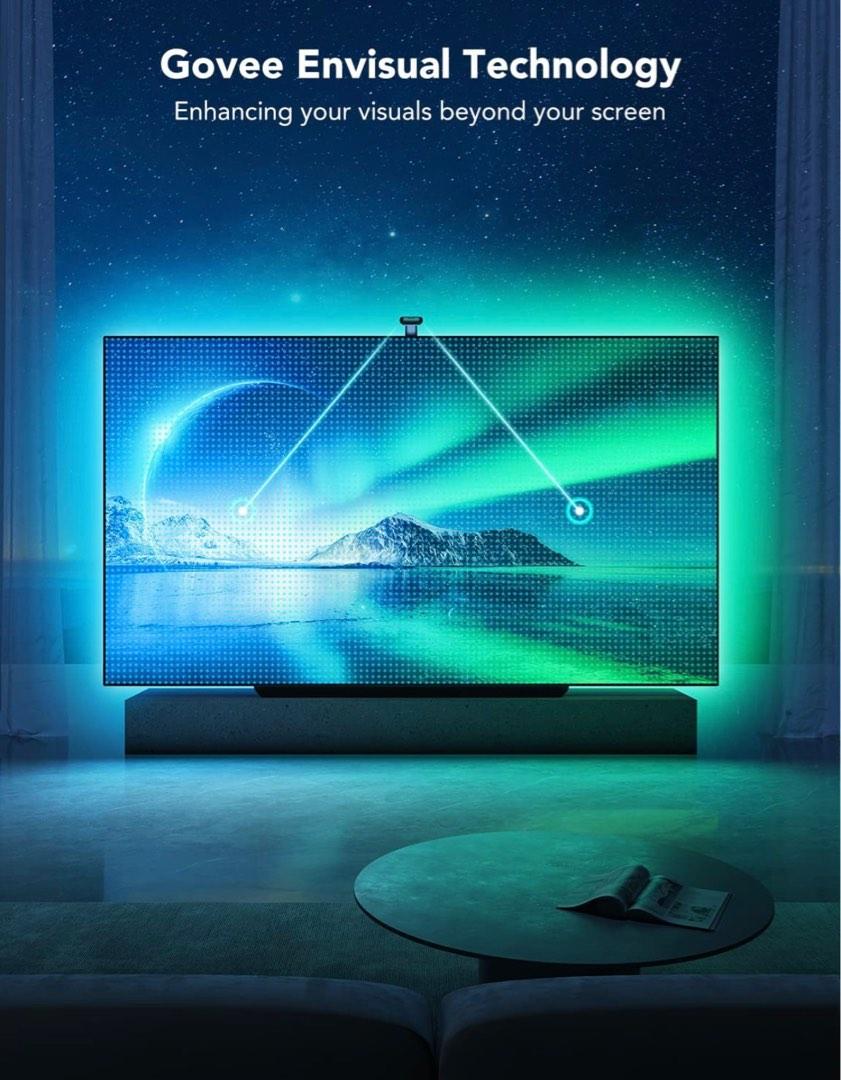 Govee Envisual TV Backlight T2 (SG plug) with Dual Cameras, 11.8ft