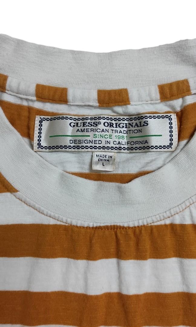 Guess striped new arrivals tee asap rocky