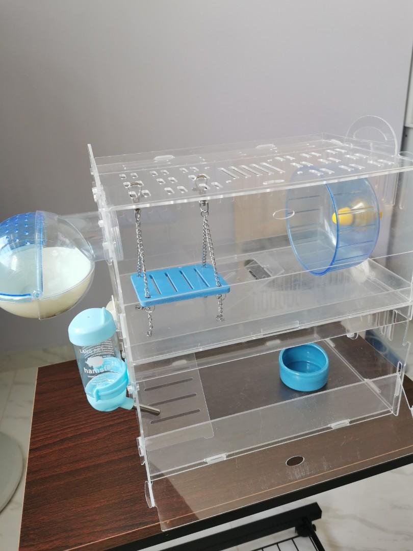 View of Hamster Transparent Cage, Pet Supplies, Homes & Other Pet Accessories ...