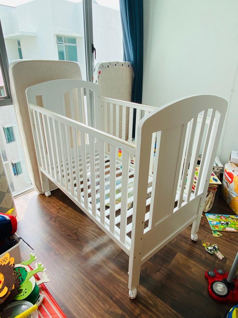 Happy cot happy dream 4 in 1 convertible baby cot frame, Babies & Kids