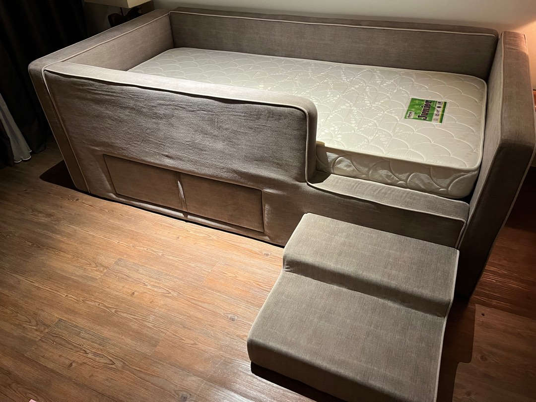 Harvey Norman Single Bed Frame and Napure Mattress, Furniture & Home
