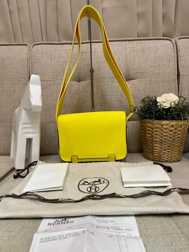 Hermes Geta Chevre Mysore New Lime Color Stamp U (Category: Luxury Bags & Wallets) located in Manila. Submitted by bagislifeshop (Listing ID 1187842688, Image 1). Description: The Newest Must Have is Finally Here!!! 🔥🔥🔥 On Hand in PH 🇵🇭 100% Authentic Hermes Geta Chevre Mysore New Lime Color Stamp U Condition: 9.5/10 ( Like New ) Comes Complete except Box.