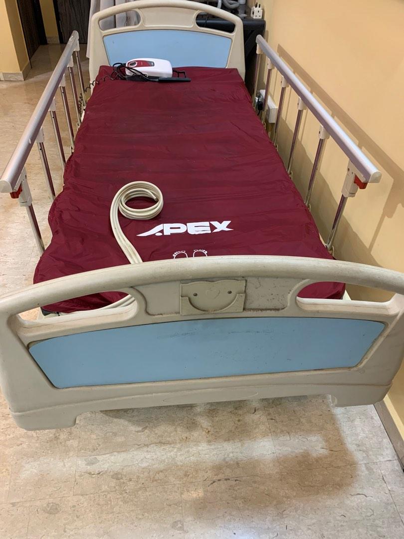 Hospital bed & air pressure mattress, Furniture & Home Living