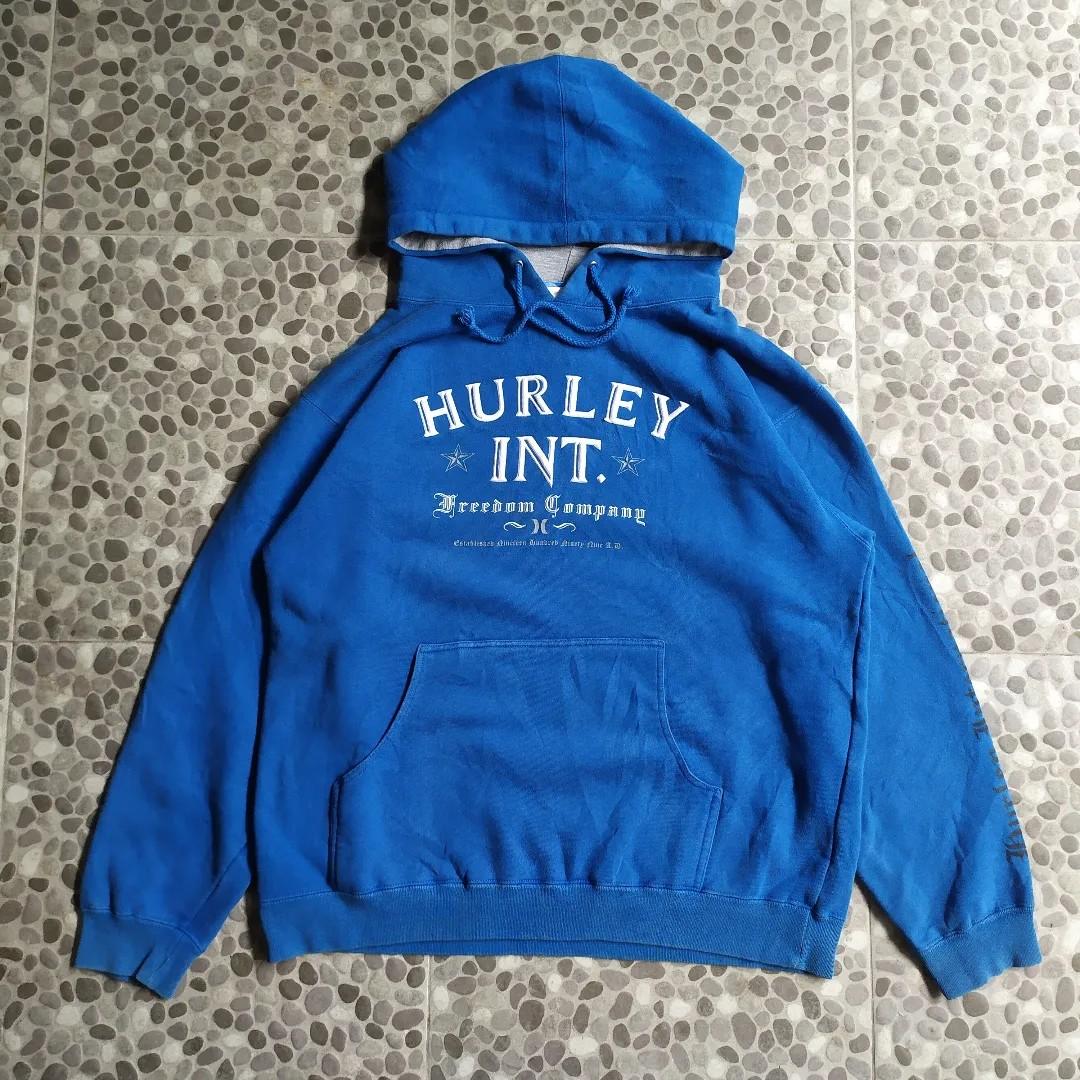 HURLEY HOODIE ORIGINAL SECOND SURF VINTAGE Fesyen Pria Pakaian Atasan di Carousell