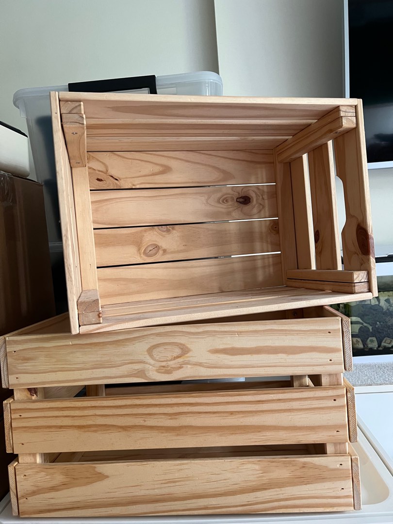 Ikea crates, Furniture & Home Living, Home Decor, Other Home Decor on