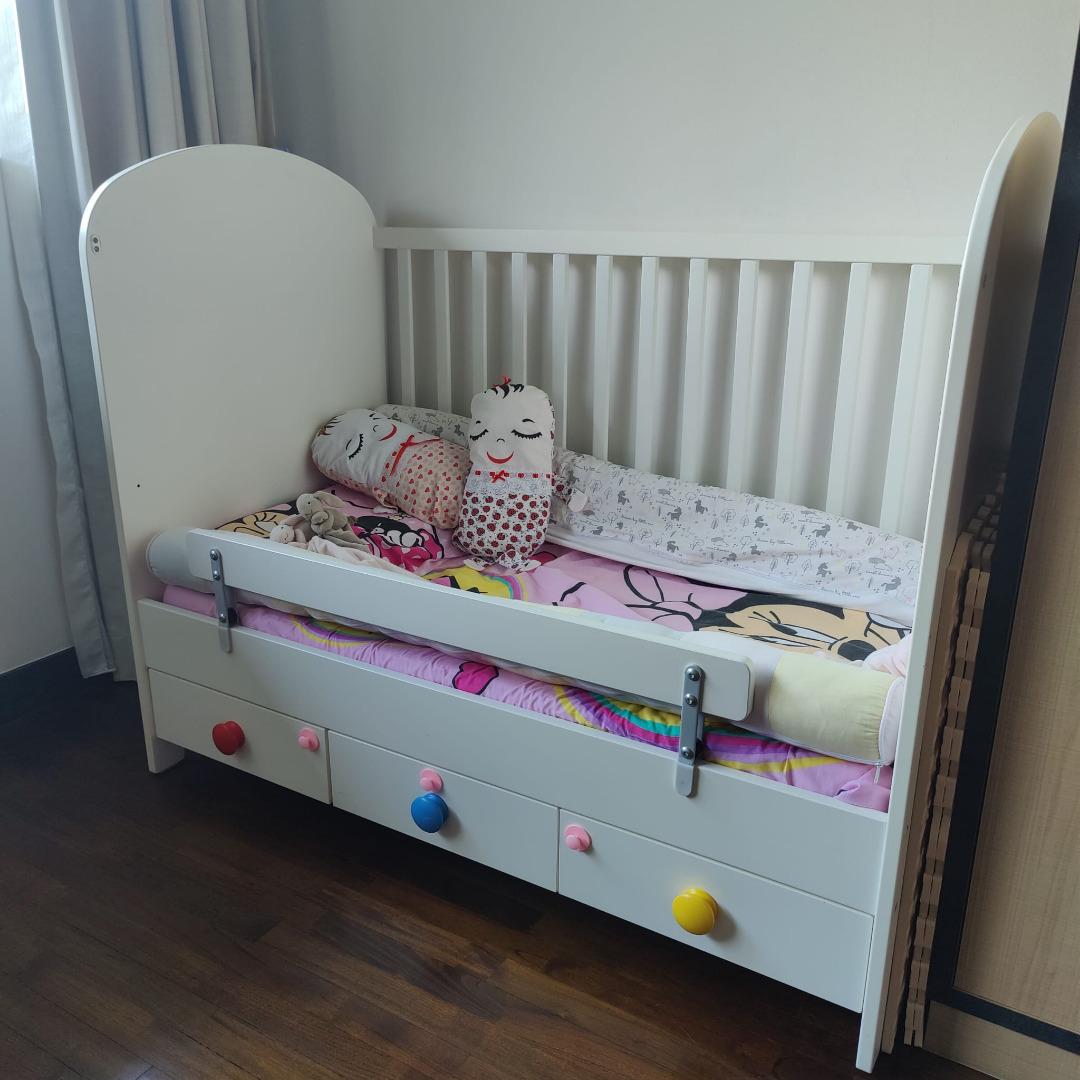 Gonatt crib white hotsell