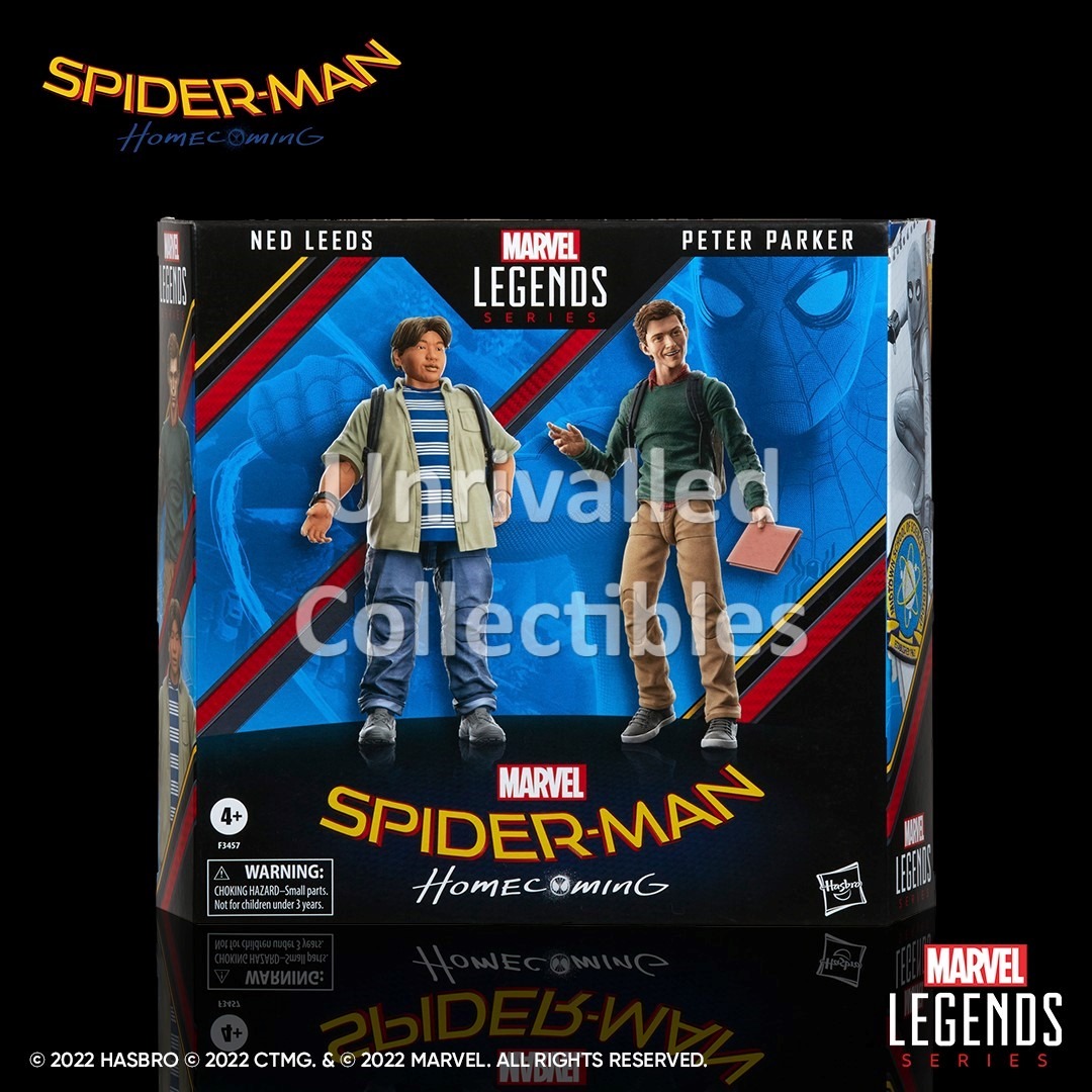 Marvel Legends Spider-Man Homecoming Ned Leeds & Peter Parker Action Figure Set - We-R-Toys
