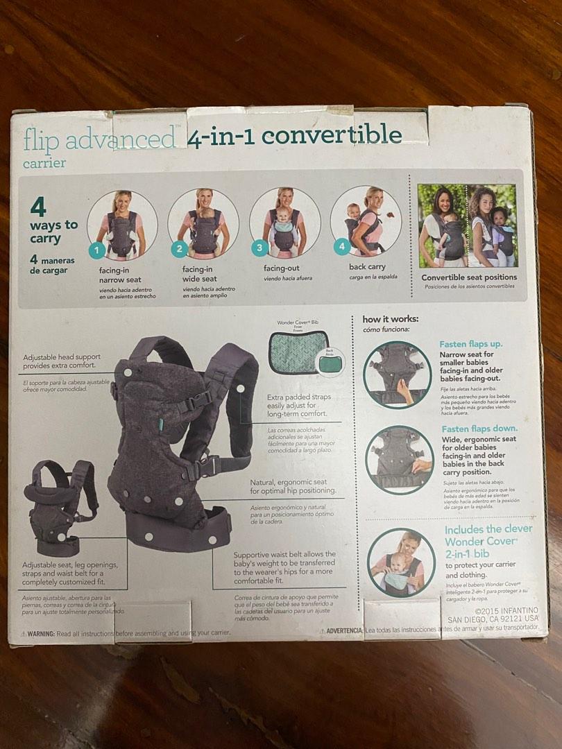 Infantino Flip Advanced 4in1 Covertible Carrier, Babies & Kids, Going