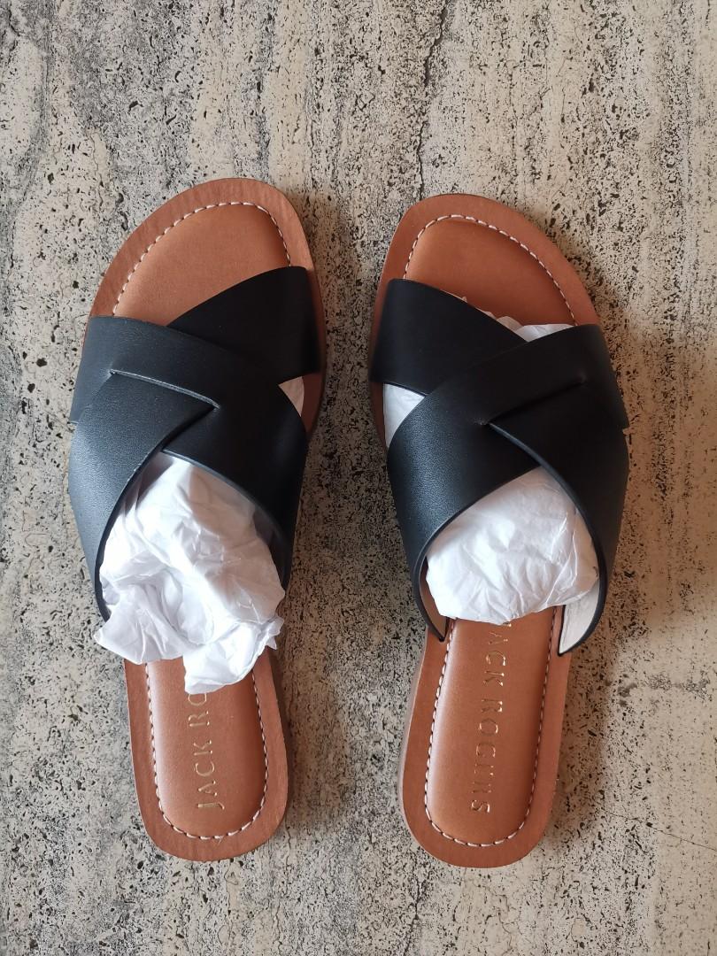 Jack rogers black sandals cheap