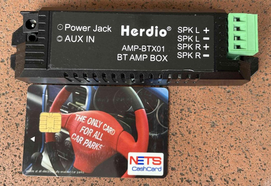 JBL Control 1 Speakers with Herdio Bluetooth Amplifier, Audio