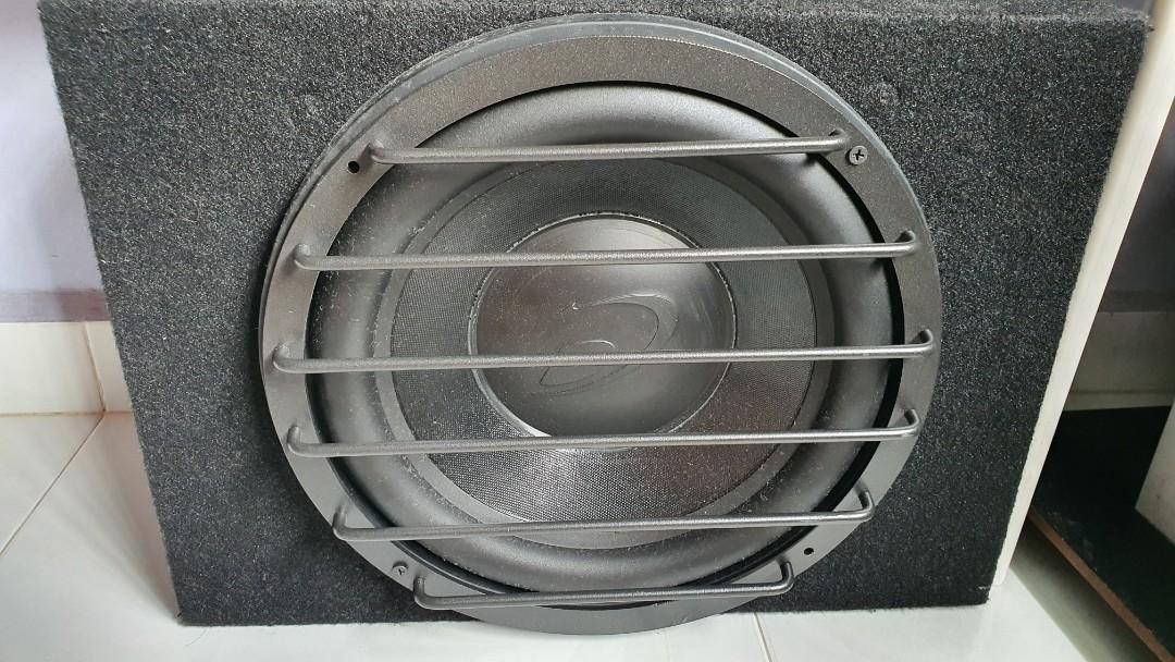 JBL GT5A604 Amplifier + Dayton Audio 12" Titanic Subwoofer, Car