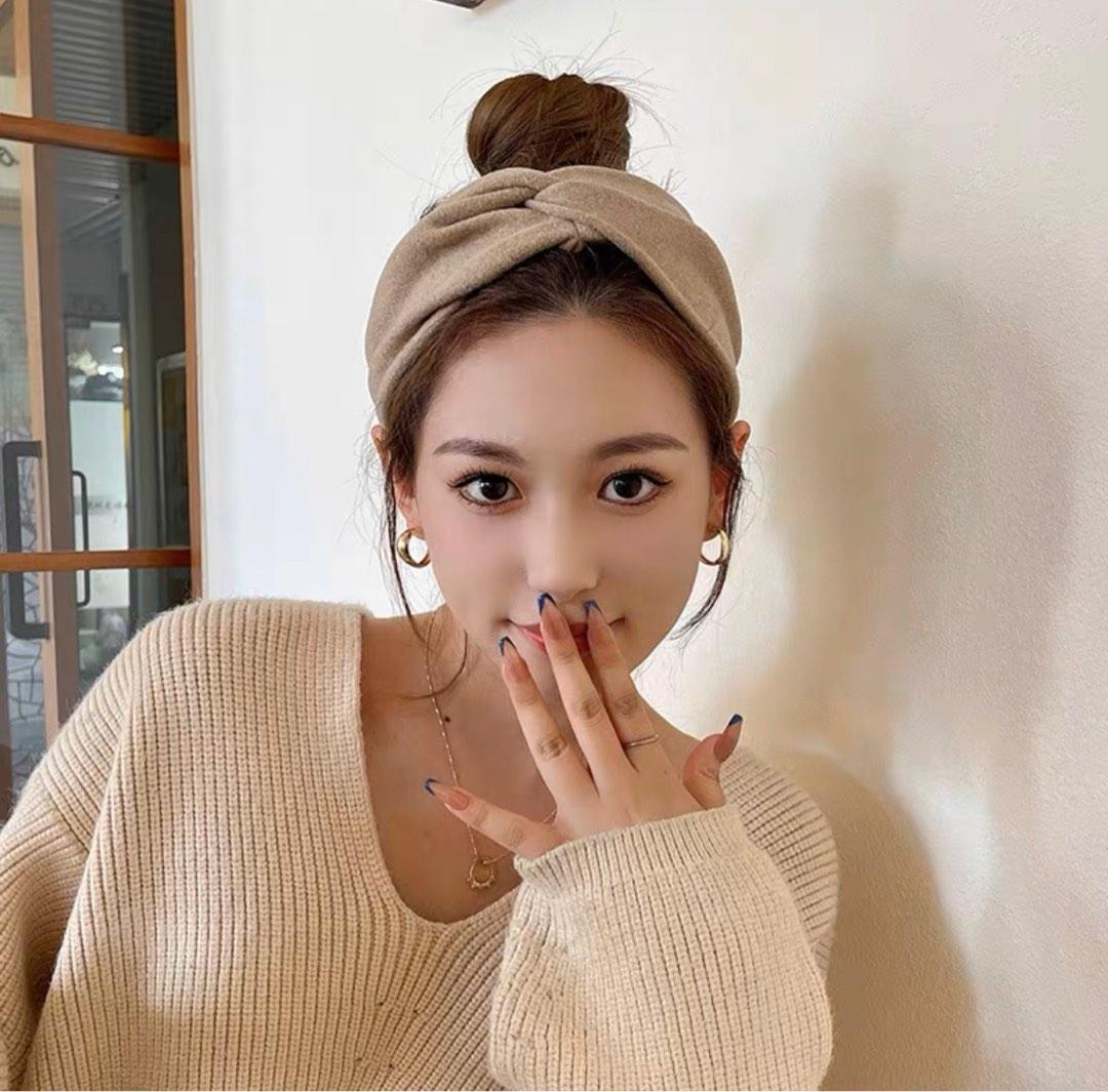 Khaki Korean Style Headband Women s Fashion Watches