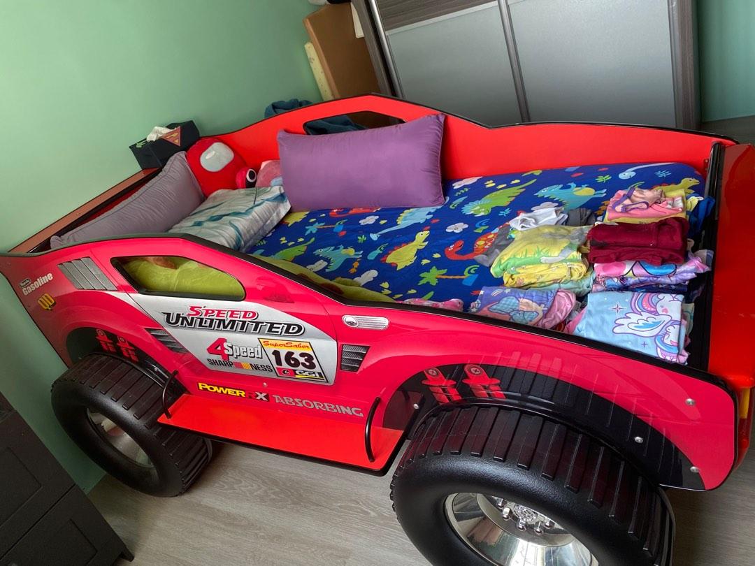 Kids bed car design, Furniture & Home Living, Furniture, Bed Frames
