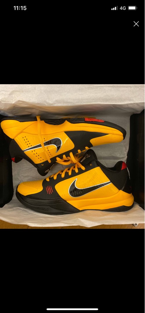 Kobe 5 Bruce Lee Men s Fashion Footwear Sneakers on Carousell