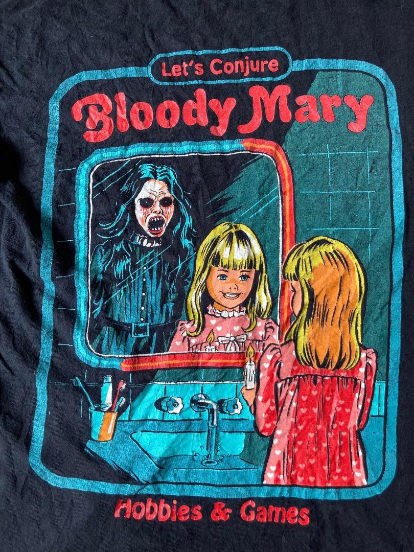 Let's Conjure Bloody Mary Cartoon T-shirt, Men's Fashion, Tops & Sets,  Tshirts & Polo Shirts on Carousell