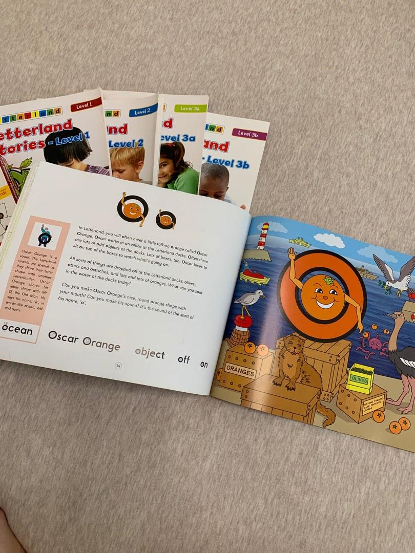 Letterland Stories &amp; Flash Cards, 興趣及遊戲, 書本 &amp; 文具, 小朋友書 - Carousell