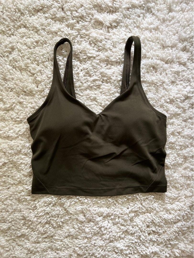 Lululemon Align Tank Dark Olive, Red Merot & Pink Lychee [S6] & Soft  Cranberry [S4] NWOUT, Women's Fashion, Activewear on Carousell