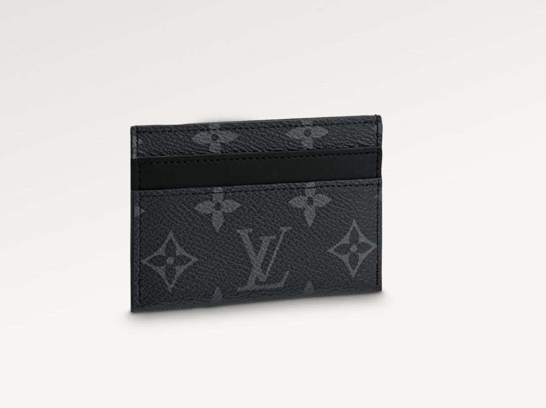 Louis Vuitton Lv double card holder in monogram eclipse, Men's Fashion,  Watches & Accessories, Wallets & Card Holders on Carousell