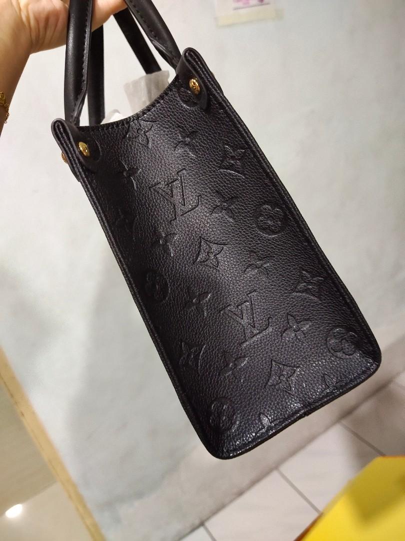 LV on the go medium black 25cm, Luxury, Bags & Wallets on Carousell