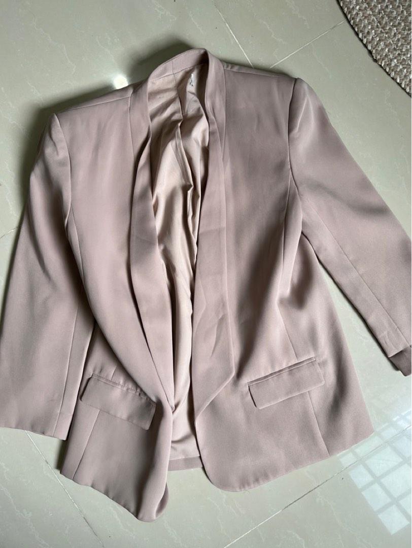 Mauve blazer top
