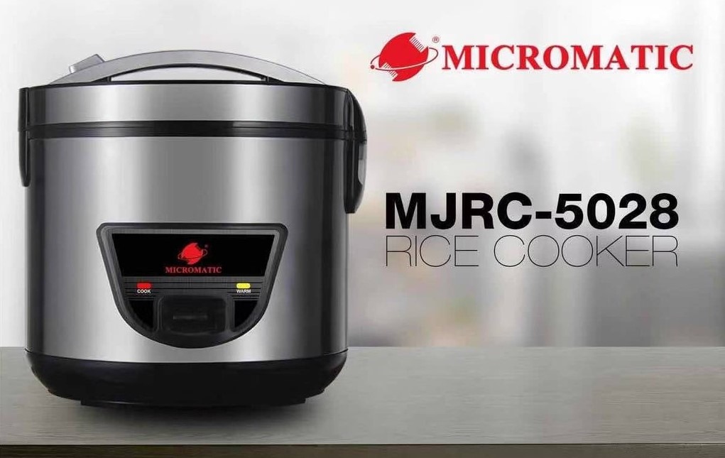 MICROMATIC MJRC-5028 Jar Rice Cooker with Steamer 1.5L (8 CUPS), TV ...