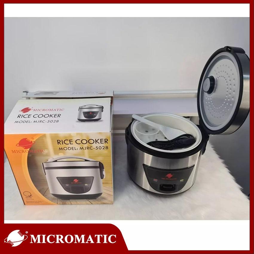 MICROMATIC MJRC-5028 Jar Rice Cooker with Steamer 1.5L (8 CUPS), TV ...