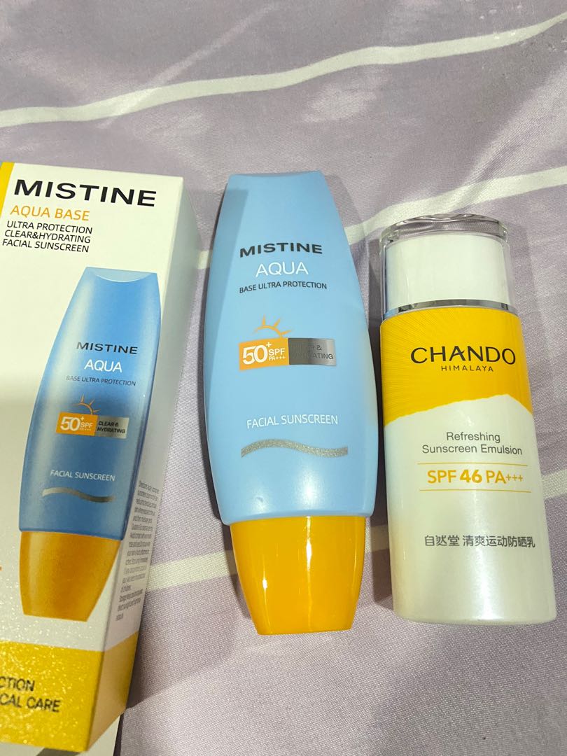 Mistine Sunscreen Moisturizer Facial And Body Cream SPF50+ PA+++ (90ml