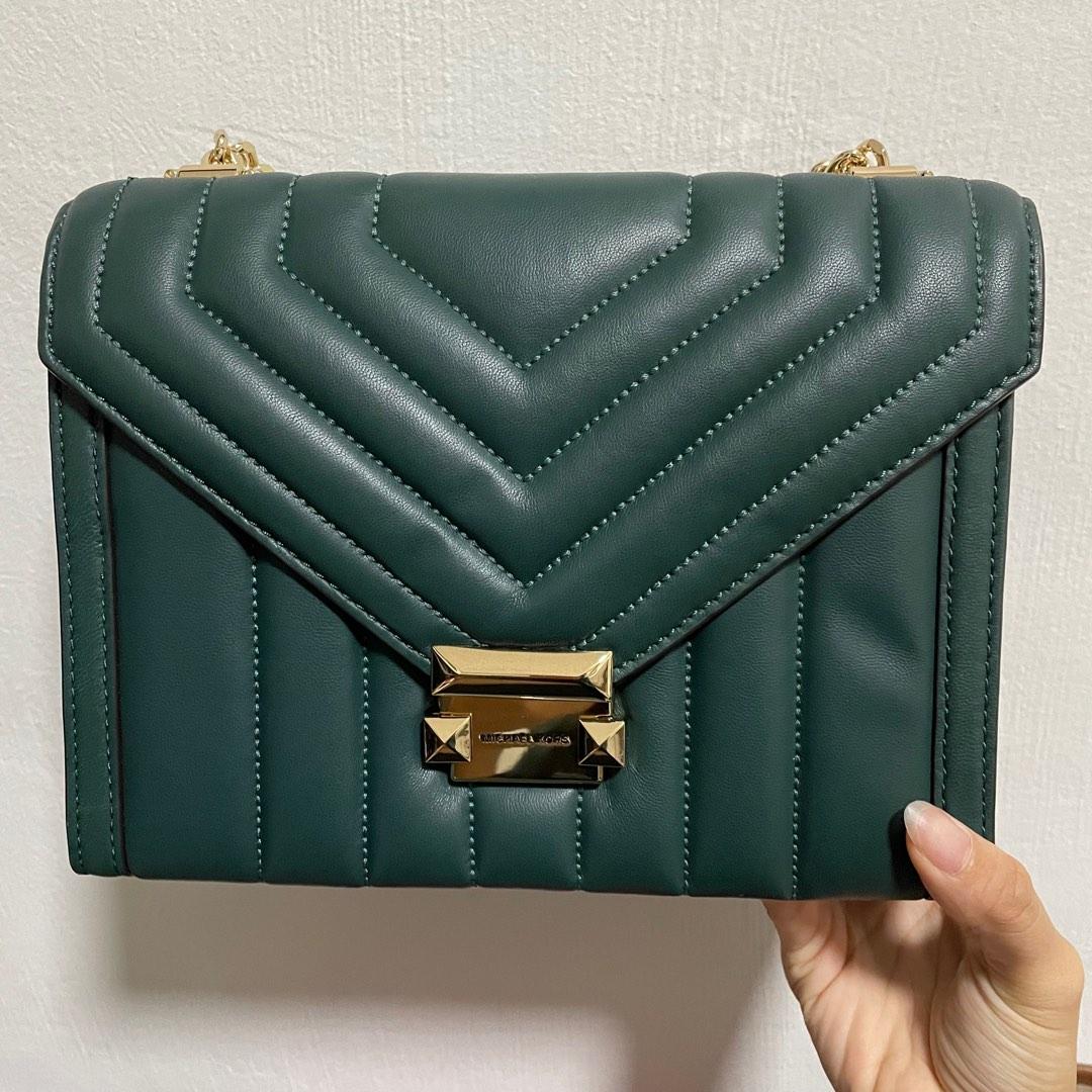 Whitney quilted shop leather shoulder bag