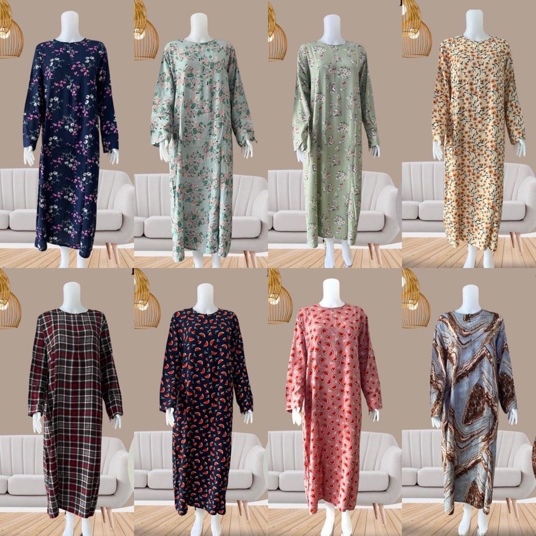 Modern Home Dress/Kaftan (Long Sleeves), Women's Fashion, Muslimah