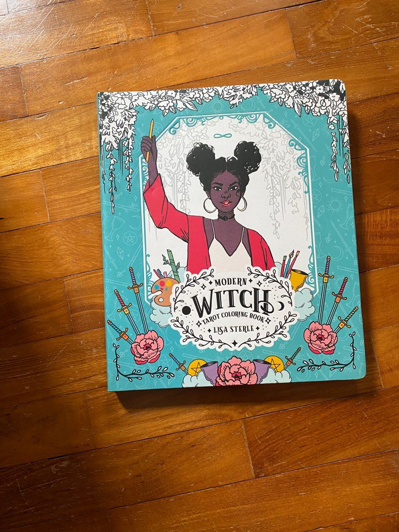 Modern Witch Coloring Book, Hobbies & Toys, Books & Magazines, Fiction ...