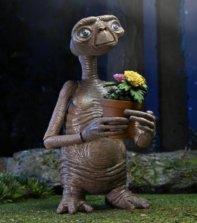 正版防偽40週年發光ET NECA E.T. ET Alien 外星人原裝正版有雷射標籤 