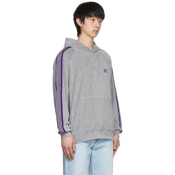 Needles Grey Track Hoodie T S
