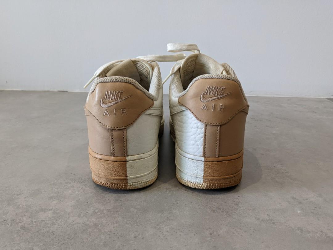 Nike air force 1 low split white tan sales