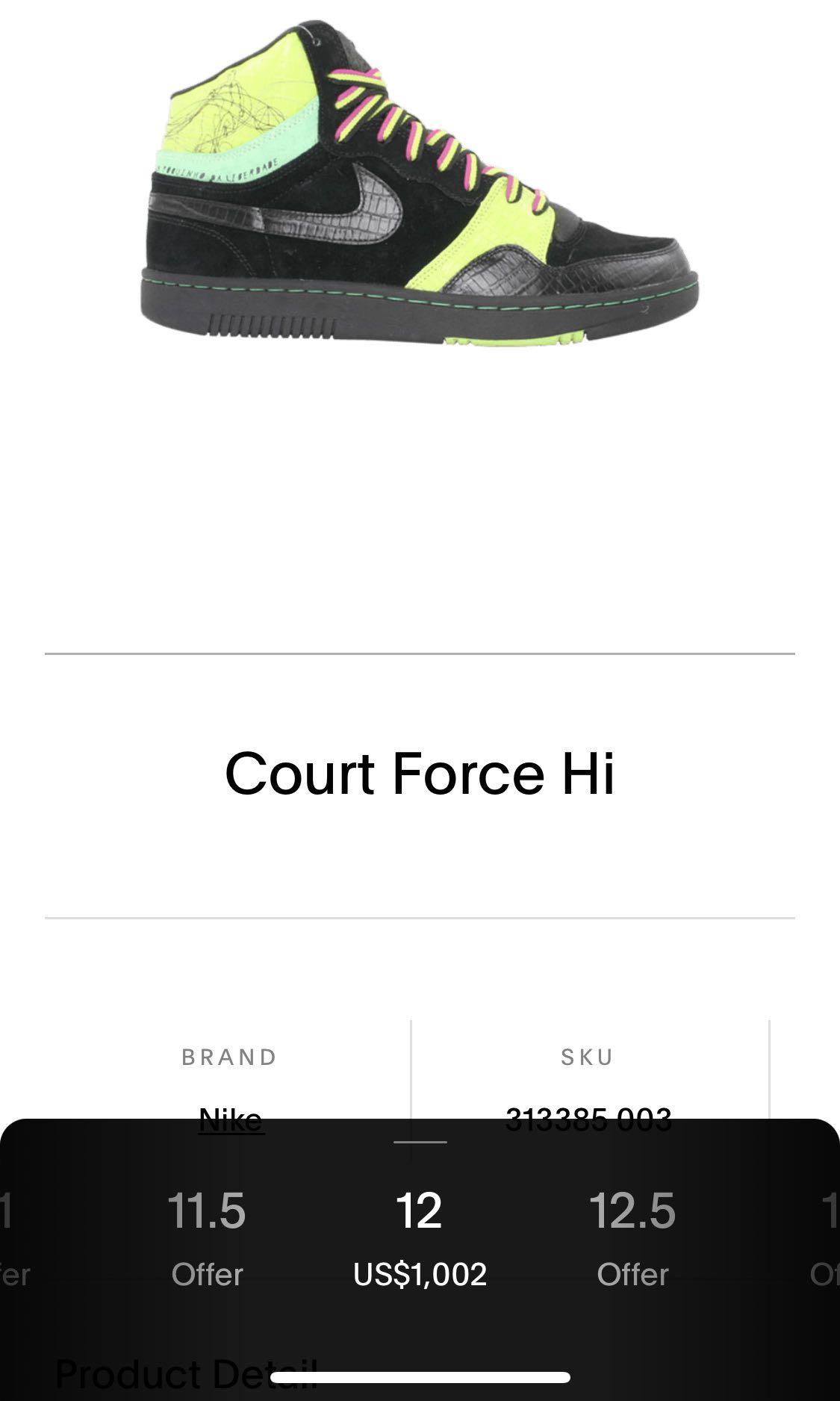 Nike Court Force High 1984 Olympic Men #39 s Fashion Footwear Sneakers