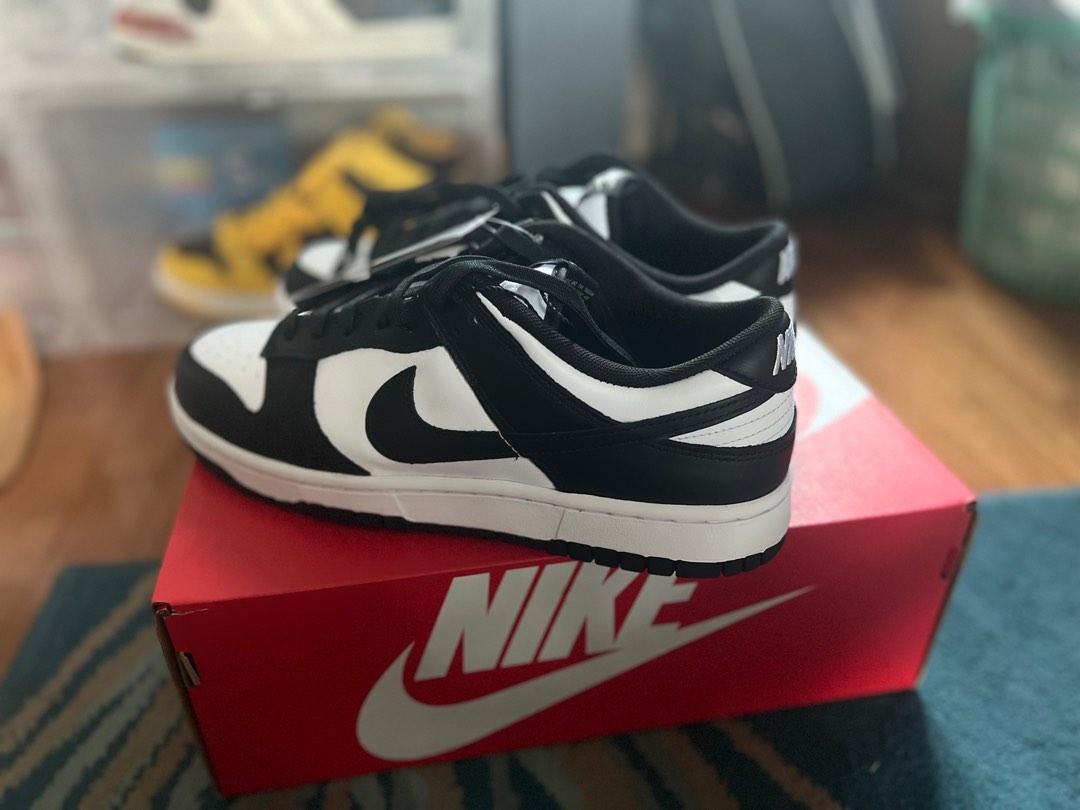 Nike Dunk Pandas Black White Low US9, Men's Fashion, Footwear, Sneakers