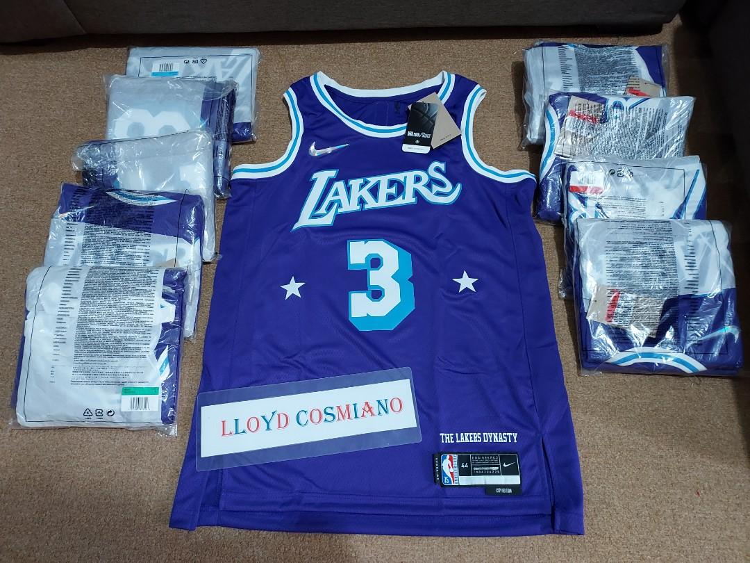 Nike NBA Los Angeles Lakers Anthony Davis City Edition 2021 Swingman Jersey